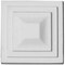 Ekena Millwork 4 3/8"W x 4 3/8"H x 1 1/4"P Dover Rosette ROS04X04DR - alternate 1